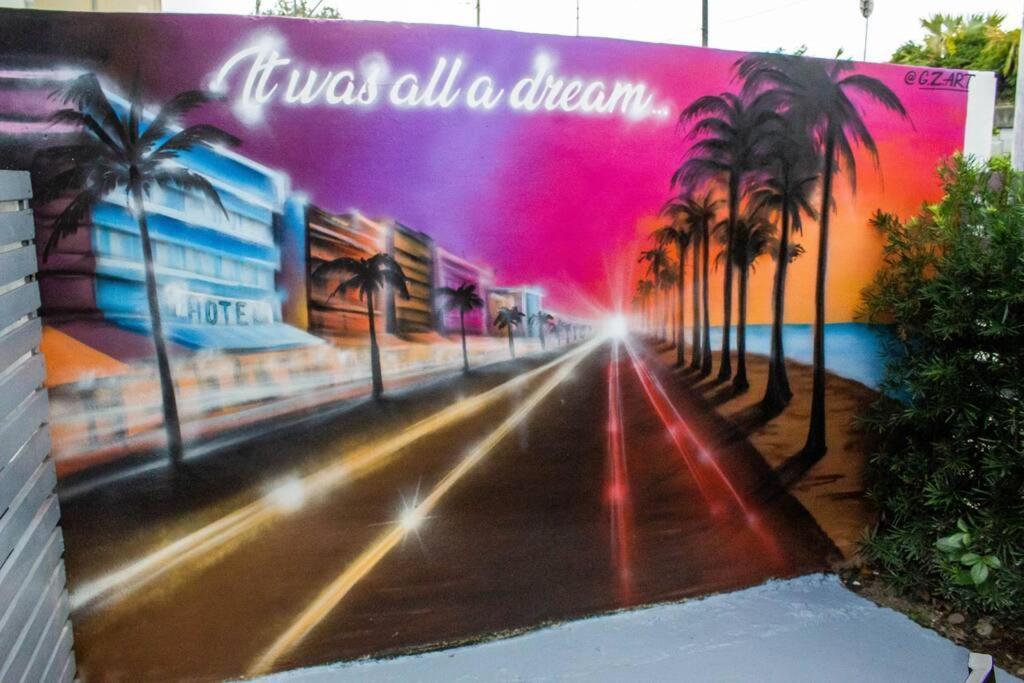 Cozy & Colorful Miami Art Canvas W/Hottub & Murals المظهر الخارجي الصورة
